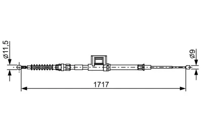 BOSCH 1 987 482 644 Fren Bakim Ve Tamır Ürünlerı 5Q0609721BD