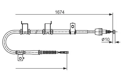 BOSCH 1 987 482 714 Fren Bakim Ve Tamır Ürünlerı 597702R300