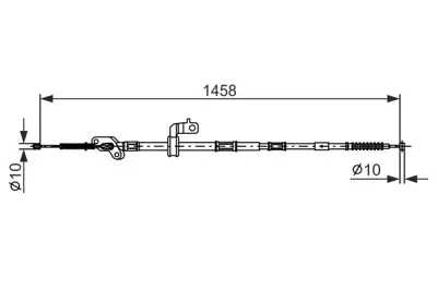 BOSCH 1 987 482 903 Fren Kablosu 4643042090