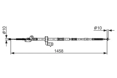 BOSCH 1 987 482 904 Fren Kablosu 4642042090