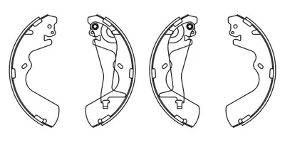 BOSCH F 026 008 013 Pabuç Balata Ve Fren Kampanasi 583054AA00