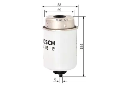 BOSCH F 026 402 119 Dızel Yakit Fıltresı WJI500030