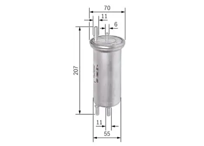 BOSCH F 026 403 000 Benzın Fıltresı Bmw X5 00 6754016 WFL000021 WFL00020