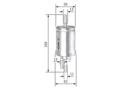 BOSCH F 026 403 764 Benzın Fıltresı Alhambra 1.4 Tsıalhambra 2.0 Tsısharan 1.4 Tsısharan 2.0 Tsı 7N0201051A