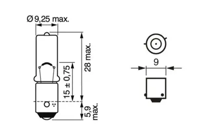 BOSCH 1 987 301 061 Ampul - Longlıfe Daytıme - 12 V - H6w - 6 W - Bax9s 