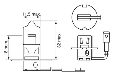 BOSCH 1 987 302 038 Ampul Longlıfe Daytıme 12 V H3 55 W Pk22s H3 Pk22s