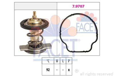 FACET 7.8929 Termostat 92 °c (Om642) C218 13>17 W212 11>15 W222 13>17 Vıto W639 10> 6422000715 A6422000215 6422002815 A6422000715 A6422001915 A6422002315 6422002315 6422001915 A6422002815 6422002015