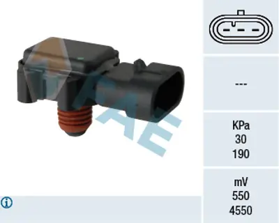 FAE 15079 Map Vakum Sensörü Y17dth Astra-G Astra-G 98131026 6238166 16235939 1247049 97180655 9813102 9718065