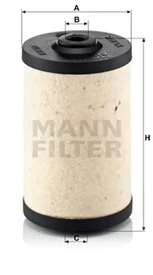 MANN FILTER BFU 700 x Yakıt Fıltresı 1/2 Lt Kecelı Mercedes Unımog / O309-O402-O403 / Tourısmo / Neoplan / Setra 7025282 A3524700092