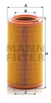 MANN FILTER C 1286/1 Hava Fıltresı Cıtroen 1444H2 1444VE