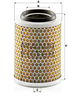 MANN FILTER C 1392 Fıltre 1654602K00