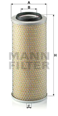 MANN FILTER C 15 165/4 Hava Fıltresı Mercedes  A0020943404