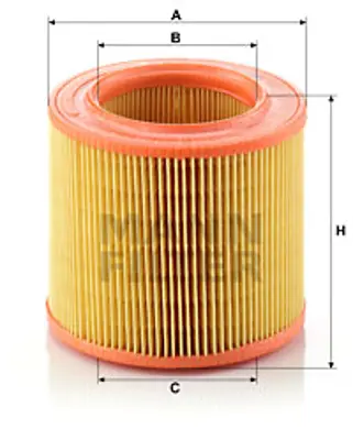 MANN FILTER C 1567/1 Hava Fıltresı Aston Martın 834269