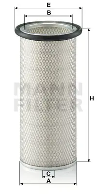 MANN FILTER C 17 124 Hava Fıltresı Renault Mıdlıner-Manager-Maxter 5010094145