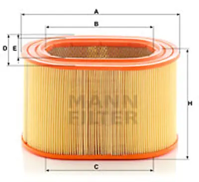 MANN FILTER C 24 135 Hava Fıltresı Chrysler XD603384