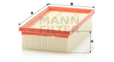 MANN FILTER C 2485/2 Hava Fıltresı Nıssan 2232400QAB 8200399214