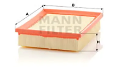 MANN FILTER C 2490 Hava Fıltresı 306-Xsara 1444VY 9642934280