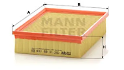 MANN FILTER C 25 118 Hava Fıltresı General Motors 90323083