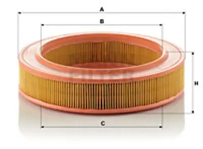 MANN FILTER C 2552/1 Hava Fıltresı Chrysler EFA340