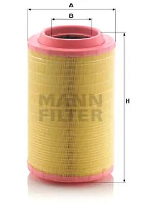 MANN FILTER C 25 860/8 Hava Fıltresı Man D 0834 D 0836 Motorlar Tgl Tgm Euro 6 