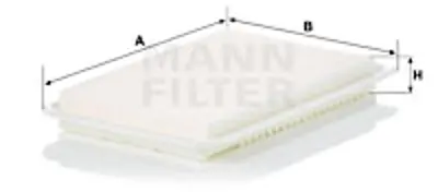 MANN FILTER C 3220 Hava Fıltresı ZJ0113Z409A