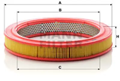 MANN FILTER C 3260 Hava Fıltresı Bmw E21 E30 E12 E28 M10 13721329294 A780X9601JA