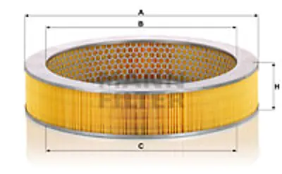 MANN FILTER C 37 114 Hava Fıltresı Nıssan 16546C6800