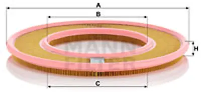 MANN FILTER C 4190/1 Hava Fıltresı Bmw 13723901468 A0020941704