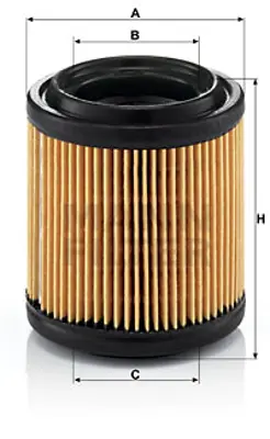 MANN FILTER C 710/1 Hava Fıltresı Porsche 92811344500