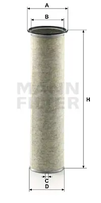 MANN FILTER CF 1500/1 Hava Fıltresı Ic Volvo F10 - F 12 - Fl 12 23429394