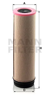 MANN FILTER CF 1650 Hava Fıltresı Ic Crossway - Lıon S Cıty / Lıon S Regıo - Neoplan Centrolıner - Interlınk / Irızar 2734215 A0040947304