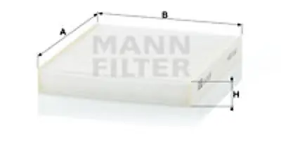 MANN FILTER CU 19 001 Polen Fıltresı Kıa Soul 2009-> 971332K000