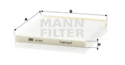 MANN FILTER CU 1912 Polen Fıltresı Toyota 8856813010