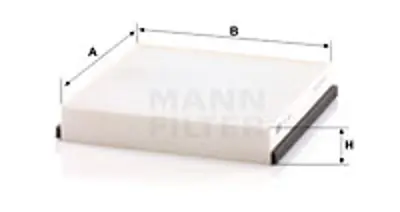 MANN FILTER CU 1931-2 Kabin Filtresi Renault Espace Iıı / Grand Espace Iıı 1.9 Dtı 98hp 02/99-10/00 6025370624