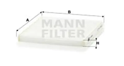 MANN FILTER CU 2027 Polen Fıltresı Suzukı 9586154G00000