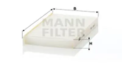 MANN FILTER CU 21 005-2 Polen Fıltresı 976174H900