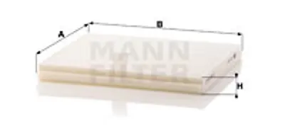 MANN FILTER CU 2137 Polen Fıltresı Volvo S40 V40 99> 31369416