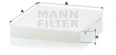 MANN FILTER CU 2141 Polen Fıltresı 6000606985 6479E9 TS200001