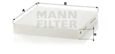 MANN FILTER CU 2149 Polen Fıltresı Laguna Iı 1,6 2,0 16v 01 / 03> 7701048748 C295228013