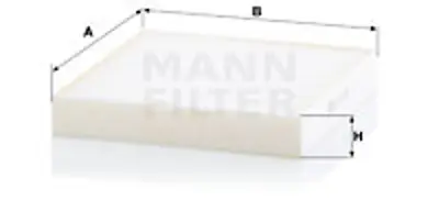 MANN FILTER CU 22 028 Polen Fıltresı Mercedes X-Class 470 17> Nıssan Navara Np300 15> 272774KJ0A 272775XA0A A4708350000