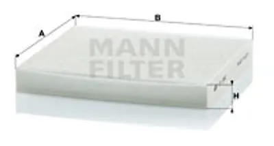 MANN FILTER CU 2362 Kabin Filtresi Hyundaı Sonata V Nf 2.4i 16v 162hp 03/05- S971332B010AT