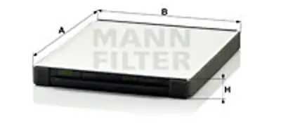 MANN FILTER CU 2441 Polen Fıltresı Hyundaı S97030H1742AT