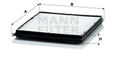 MANN FILTER CU 2516 Kabin Filtresi Nıssan Mıcra Iı K11 1.3i 16v 75hp 08/92-09/00 278936F600KE