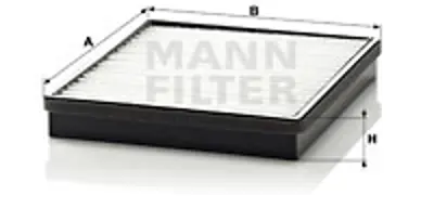 MANN FILTER CU 2520 Kabin Filtresi Rover Rover 200 220 2.0 Gti 136hp 01/93-06/99 JKY100020