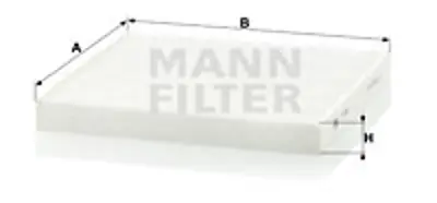 MANN FILTER CU 2544 Polen Fıltresı 6479C9 77364063