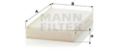 MANN FILTER CU 26 004 Kabin Filtresi Lada 1118 1119 1.6 82hp 03/05- 21238122010