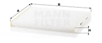 MANN FILTER CU 26 017 Polen Fıltresı Hyundaı 971333SAA0 A9C79AC000