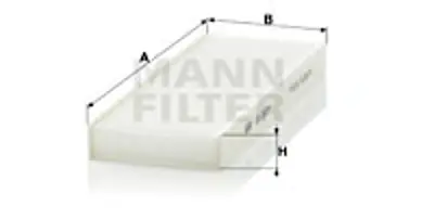 MANN FILTER CU 2623 Polen Fıltresı Navara Np300 D40 05> Pathfınder R51 05> 272774JA0A