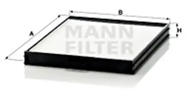 MANN FILTER CU 2628 Polen Fıltresı Hyundaı 9999Z07011