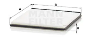 MANN FILTER CU 2734 Polen Fıltresı Megane Scenıc 96 99 (980101) Klımalı 7701205281